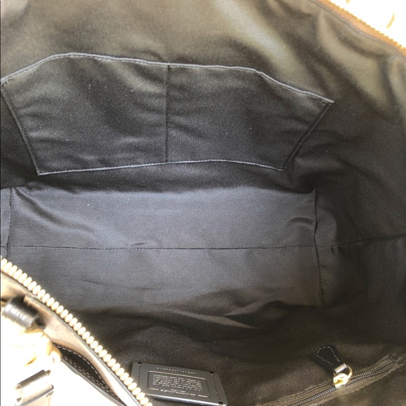 🌺🌺 Coach Large Tote brown FREE Wristlet - Picture 6 of 8